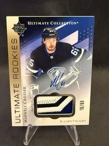 2024-25 Upper Deck Ultimate Collection Maxwell Crozier Rookie Patch Auto /99 - Picture 1 of 2