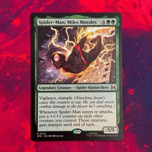 Spider-Man, Miles Morales 0018 SPM SPE MTG Spiderman Green Eternal Spider Man - Foto 1 di 5