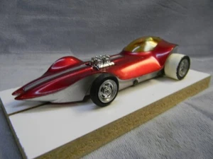 ESCALA 1/25 1966 MPC VINTAGE ORIGINAL DEAN JEFFRIES MANTA RAY CARAMELO ROJO SLOT CAR - Imagen 1 de 9
