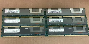 48GB(6X8GB) Hynix 2Rx4 PC3-8500R Server Memory for Dell R510 R610 R710 - Picture 1 of 2