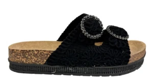 SOLO SOPRANI SSW519N34 SHELLY CIABATTE SCARPE DA INFILARE DONNA DOPPIA FIBBIA - Imagen 1 de 1
