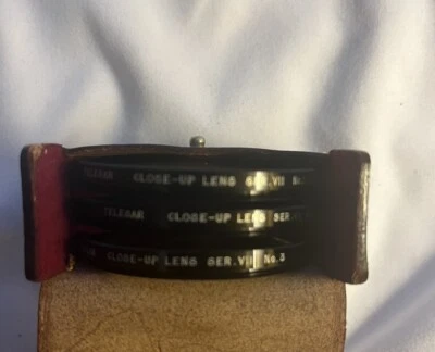 Kit de lentes telescópicas SER. VII +1, +2 y +3 Primer plano Juego de 3 con estuche hecho en Japón Foto 1 de 3