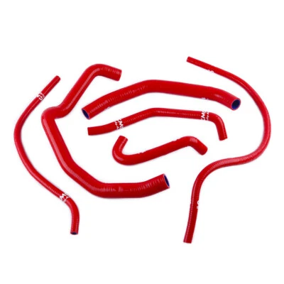 Manguera de radiador de silicona roja para Honda 2004 2005 2006 CBR600 F4i CBR600F4i 6 piezas Foto 1 de 4