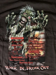 Knotts Scary Farm Halloween Haunt Shirt L Derek Riggs Eddie 2008 Employee Only - Bild 1 von 6
