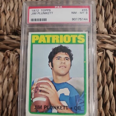 1072 Topps Jim Plunket Graded Psa 8 - Image 1 of 4