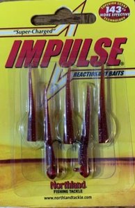Impulse ReactionaryBaits #IBBW1RC-9 Bloodworm Red-1pk of 5pcs-Brand New-SHIP24HR - Picture 1 of 4