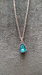 Sterling silver Necklace with Alexandrite gemstone - Picture 1 of 1