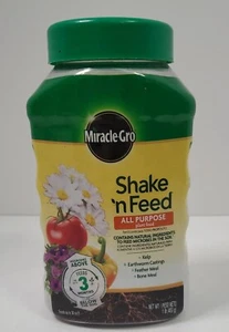 Miracle Grow Shake 'N Feed All Purpose Continuous Release Plant Food, 1 lb. NEW - Picture 1 of 10
