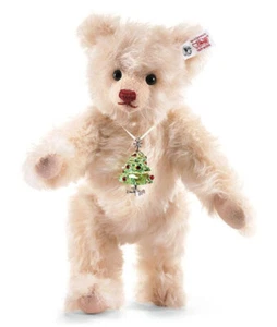 Steiff Swaroski Christmas Teddy Bear EAN 681943 Retired LE NIB #7/1500 - Picture 1 of 3