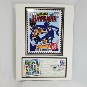 DC Comics Exclusive Stamp Art Brave and the Bold Hawkman & Hawkgirl 2006 SD CA - Picture 1 of 10