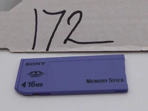 Sony MemoryStick 16mb MS Memory Card for Phone/Camera/PSP/ VAIO Purple MSA-16 - Picture 1 of 1