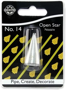 JEM Open Star Piping Tube 14 - Picture 1 of 6