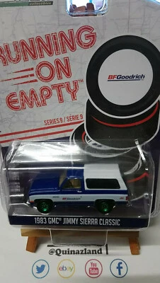 Ruote Greenlight Running On Empty 1983 GMC Jimmy Sierra Classic Chase (NG79) - Immagine 1 di 2