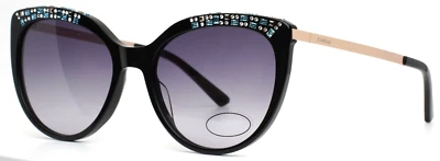 Gafas de sol BEBE BB7223 001 negras para mujer ojo de gato borde completo 56-18-140 B:47 Foto 1 de 4