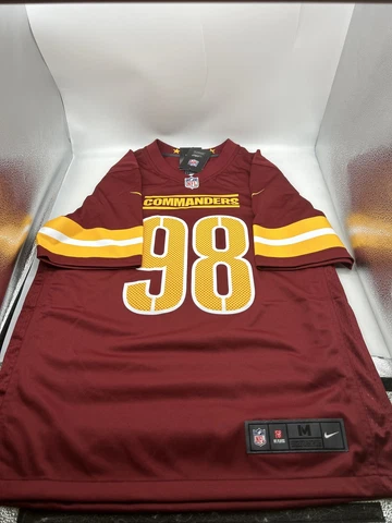 Nike Washington Commanders NFL On Field Jersey Sz M Matthew Ioannidis #98 Red Cover