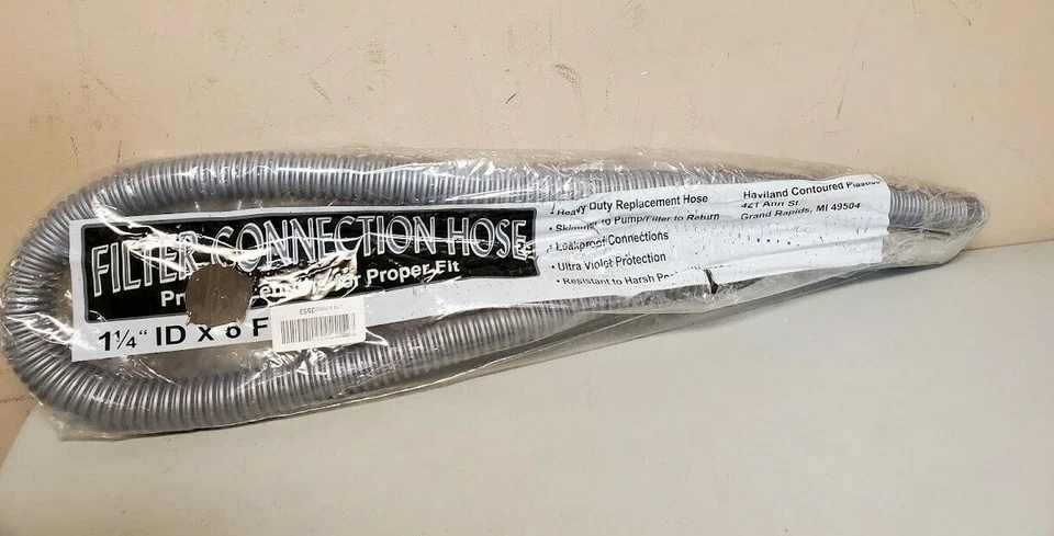 Filter Connection Hose 1 1/4inch x 6 ft Free Shipping  - Image 1 of 1