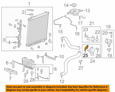 GM OEM-Engine Water Pump Gasket 12647400 - Image 1 of 3