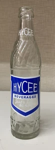 VINTAGE HYCEE BEVERAGES SODA BOTTLE MACON, GA BLUE ACL - Picture 1 of 5