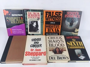 Inspector Maigret Mad Killers False Witness Conquer Evidence Ruth Judd Crime Lot - Foto 1 di 12