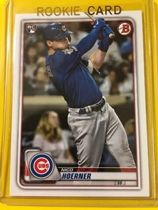🔥🔥2020 Bowman NICO HOERNER ROOKIE Paper Base RC #72 Chicago Cubs - Picture 1 of 2