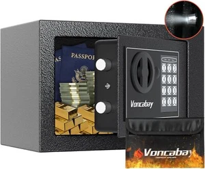 Large Digital Safe Box – Fireproof Security for Money & Valuables – NEW - Picture 1 of 7