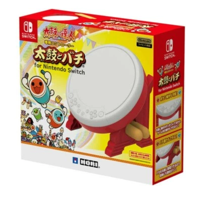 Nintendo Switch HORI TAIKO NO TATSUJIN Drum & BACHI Set - Image 1 of 4