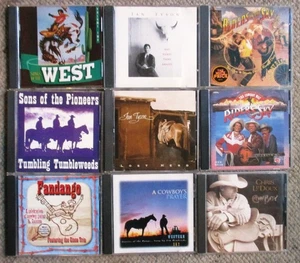 Western/Cowboy 9 CD Lot Ian Tyson Riders in the Sky & more Very Clean - Picture 1 of 3