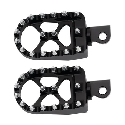 Pinos largos pretos CNC estilo MX para Harley Dyna Sportster Fatboy - Imagem 1 de 4
