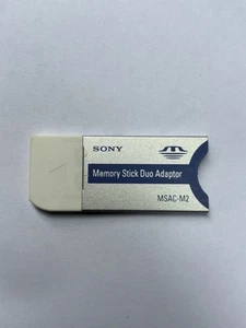 Sony MSAC-M2 Sony Memory Stick Pro Duo Card Adapter- FREE FAST POST - Picture 1 of 2