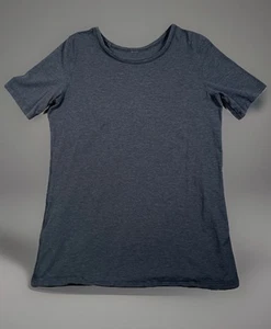 Lululemon Women Short Sleeve Gray Activewear Top No Size Dot - Picture 1 of 5