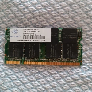 Memoria RAM SODIMM SO-DIMM DDR 333 mhz 1GB PC2700S PC 2700S - Afbeelding 1 van 1