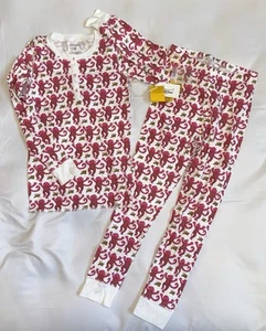 Brand New, Never Worn, Roller Rabbit Original Monkey Pajamas In Red Size 8 - Picture 1 of 1