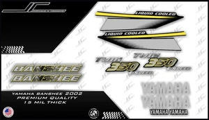 2002 yamaha banshee full graphics kit decals stickers THICK AND HIGH GLOSS - Bild 1 von 1