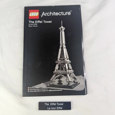 LEGO Architecture 21019 - INSTRUCTIONS MANUAL ONLY + Both Name Plates - Image 1 of 4