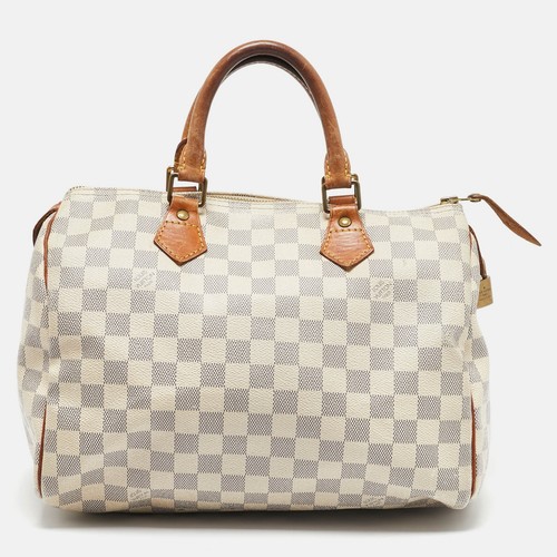 LOUIS VUITTON（LV） Borsa Louis Vuitton Damier Azur Canvas Speedy 30