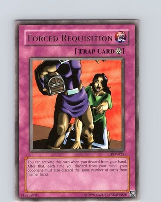 Yu-Gi-Oh TCG Forced Requisition PSV-025 Unlimited Regular Rare Card NM - Image 1 of 2