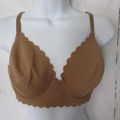 New Aerie Bra 36D Brown Full Coverage Real Me Lace Longline Underwire - Image 1 of 4