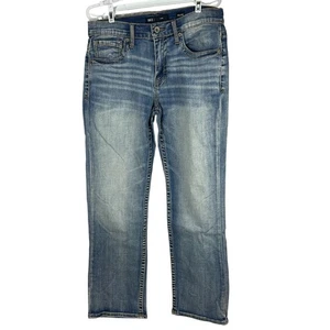 BKE Jake Mens Straight Fit Jeans 33x32 Medium Wash Cotton Blend Denim - Picture 1 of 6