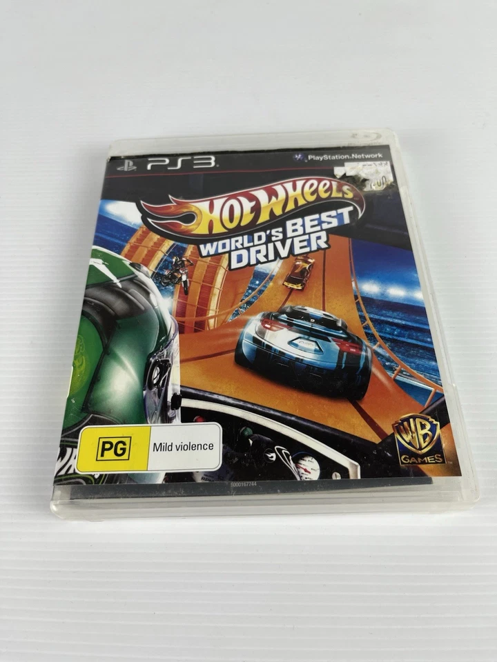 Hot Wheels Worlds Best Driver PlayStation 3 Game PS3 Manual Complete VGC - Image 1 of 4