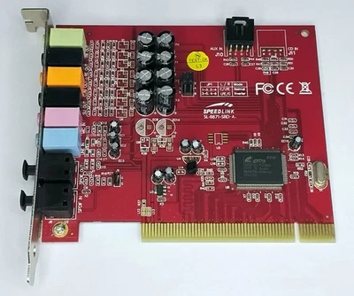 PCI 7.1-Kanal Soundkarte Speedlink SL8871, C-Media CMI8768/PCI-8ch, gebraucht - Bild 1 von 4