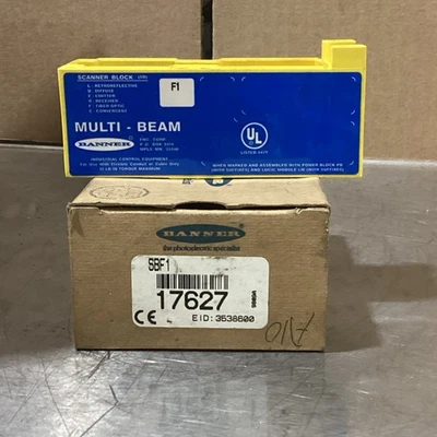 Banner SBF1 Multi-Beam Scanner Block High-Speed Fiber Optic 1ms Response - Image 1 of 4