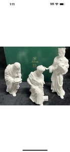 Vintage LENOX Die Krippe Drei Könige Fine Bone China weiß Biskuit - Bild 1 von 4