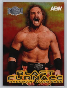 2025 AEW Skybox Metal Universe #BF12 Blast Furnace - Hangman Adam Page - Picture 1 of 2