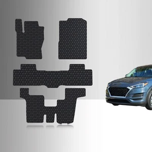 ToughPRO Floor Mats + 3rd Row Black For Mercedes-Benz GLS All Weather 2017-2019 - Picture 1 of 7