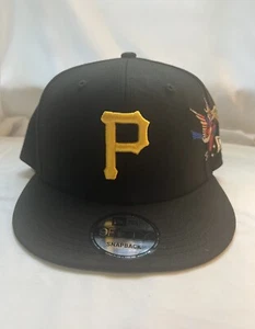 New Era 9Fifty MLB Pittsburgh Pirates City Art Snapback Mütze schwarz/gelb Neu mit Etikett - Bild 1 von 7