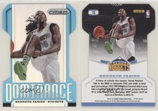 2013-14 Panini Prizm Dominance Light Blue Prizms Die-Cut /199 Kenneth Faried #16