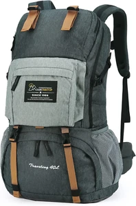 Zaino Da Trekking 40 Litri Unisex Zaino Montagna Uomo Zaino Escursione Donna per - Foto 1 di 12