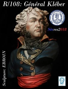 Alexandros Models - General Kleber 200mm Resin Bust AXR108 - Picture 1 of 2