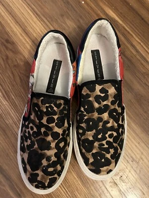 Steven by Steve Madden Addis Patrón Contraste Leopardo/Zapato Floral Talla 8 Foto 1 de 4