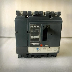 SCHNEIDER MOLDED CASE CIRCUIT BREAKER COMPACT NSX100F DC 100AMP 4POLE 750V-AC - Picture 1 of 7